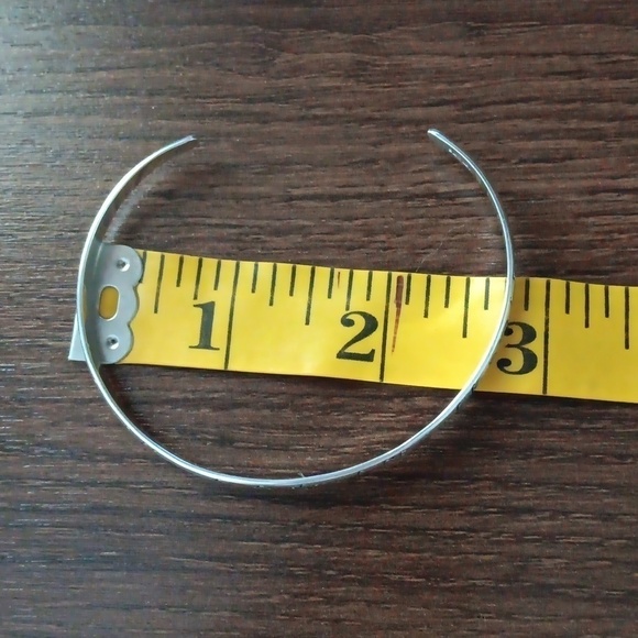 VT 925 Inscribed Silver Cuff Bracelet - Picture 3 of 6